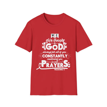 We Give Thanks To God Always  For You | Apparel