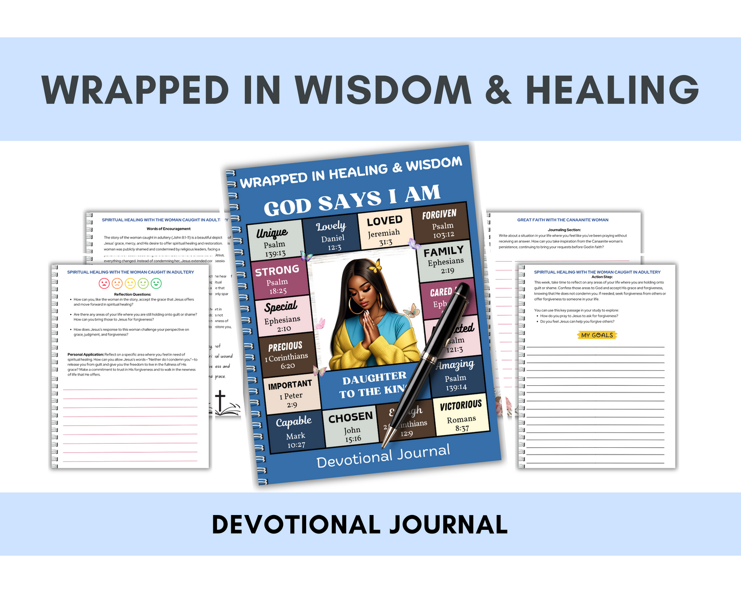 Women of Wisdom & Faith: A 12-Week Devotional Blue