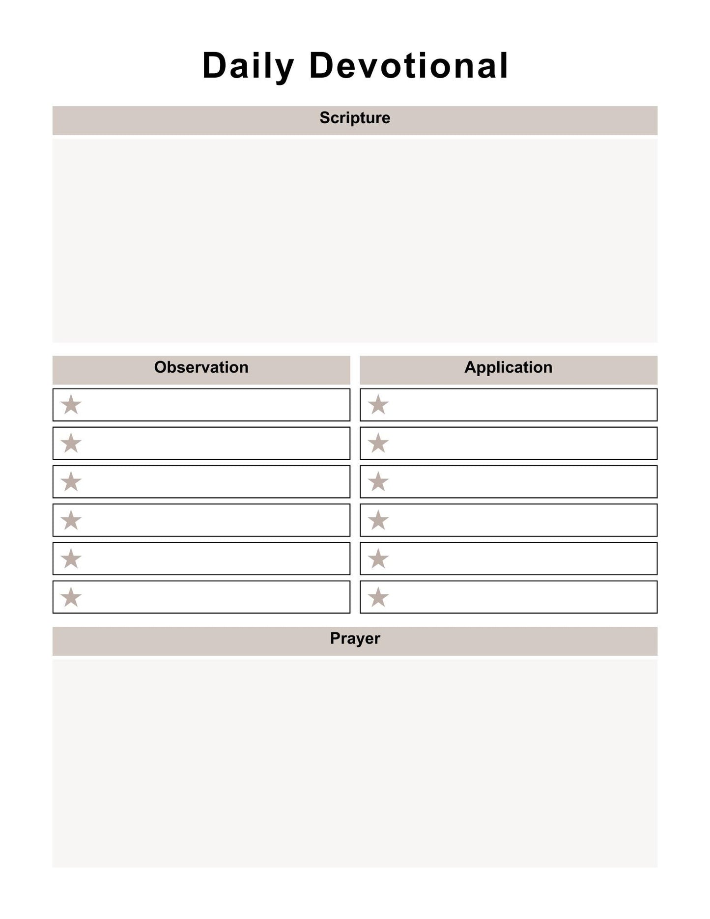 Devotional Planner (Digital Download)